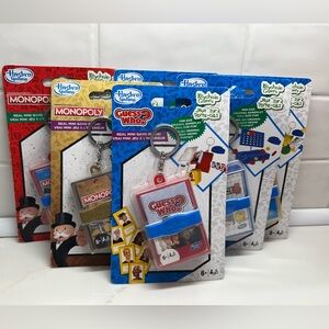 Hasbro mini keychain games bundle new!